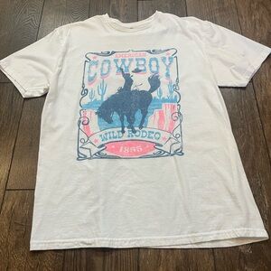 RUSTEE American Cowboy white t-shirt